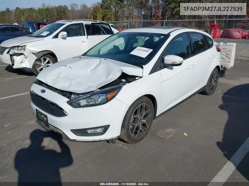 1FADP3M27JL227539 2018 Ford Focus Sel