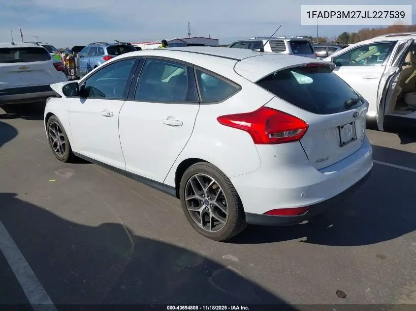 1FADP3M27JL227539 2018 Ford Focus Sel