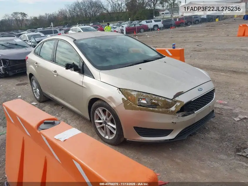 1FADP3F22JL275236 2018 Ford Focus Se