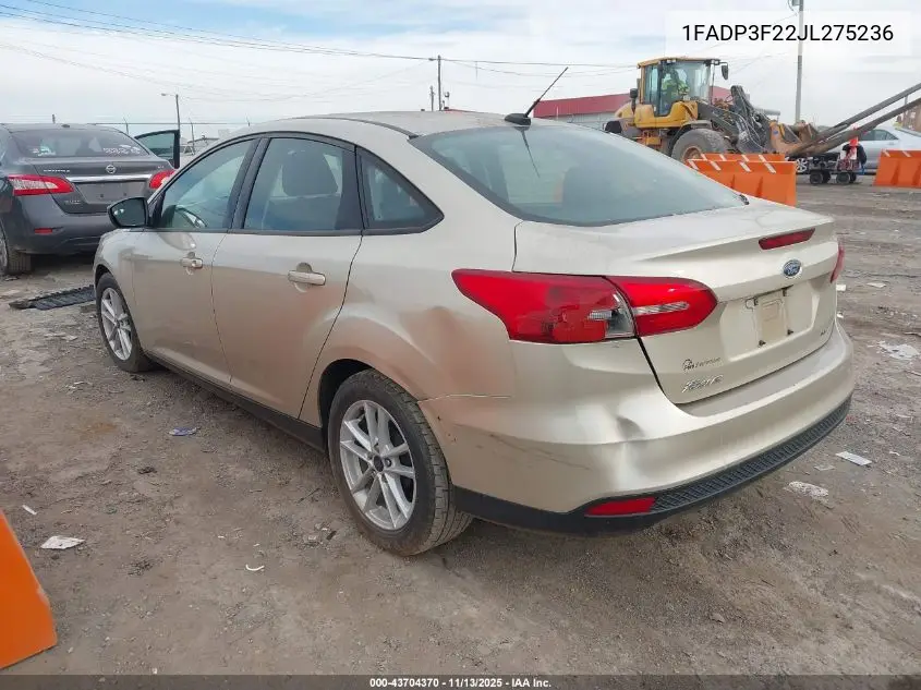 1FADP3F22JL275236 2018 Ford Focus Se