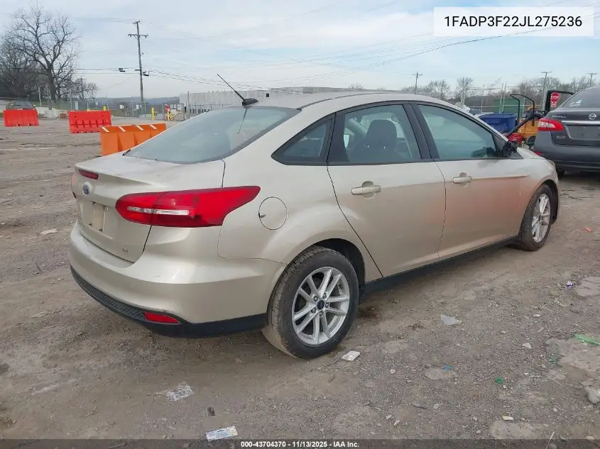 1FADP3F22JL275236 2018 Ford Focus Se