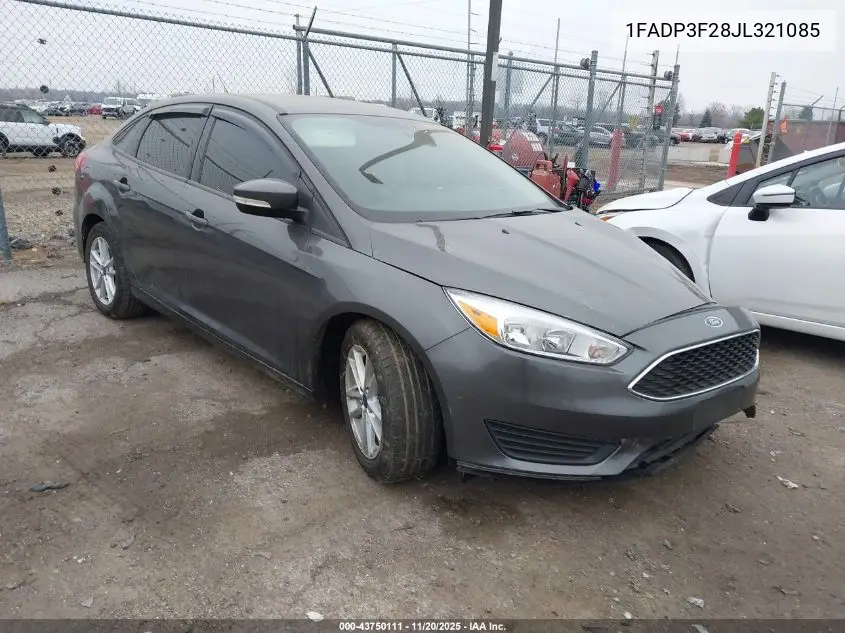 1FADP3F28JL321085 2018 Ford Focus Se