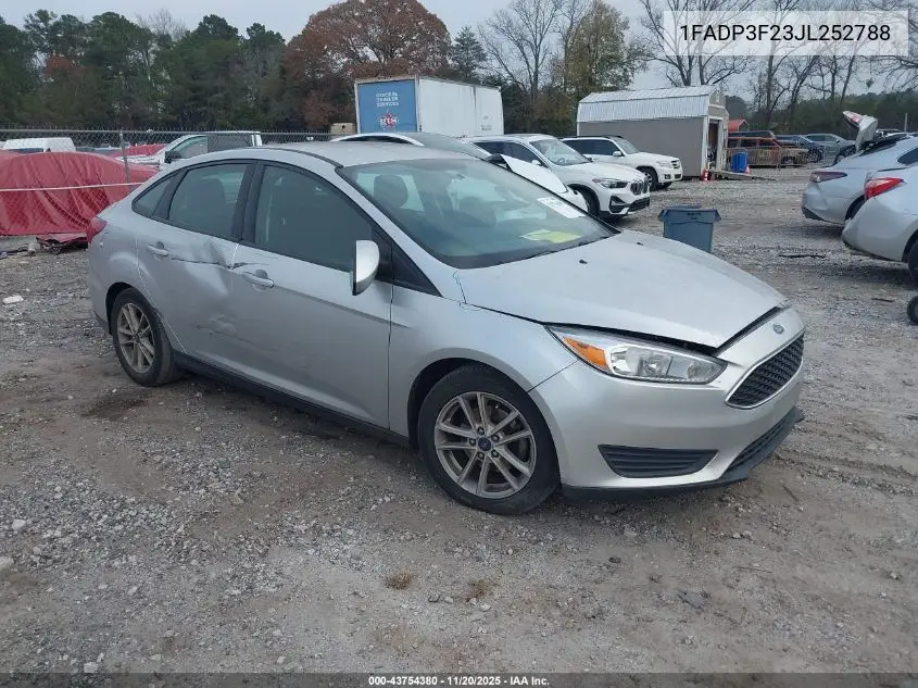 1FADP3F23JL252788 2018 Ford Focus Se