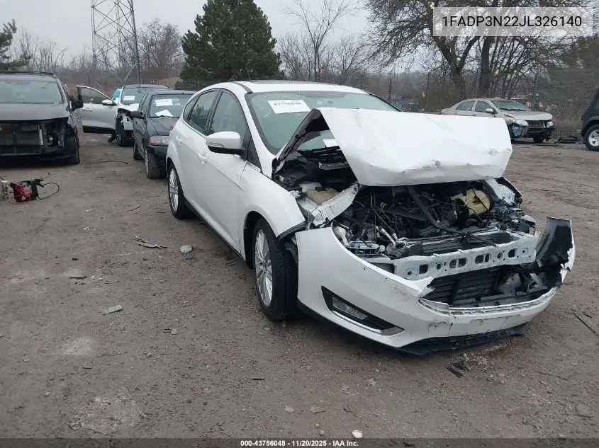 1FADP3N22JL326140 2018 Ford Focus Titanium