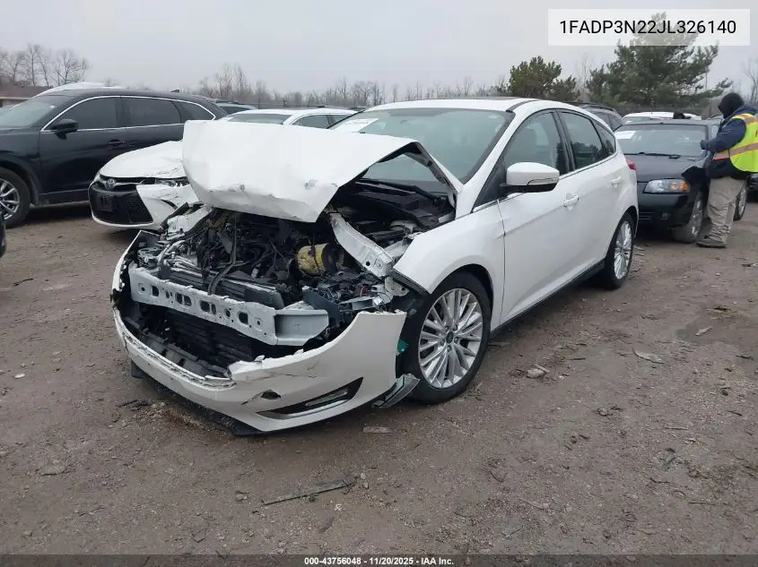 1FADP3N22JL326140 2018 Ford Focus Titanium