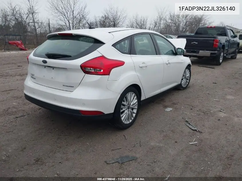 1FADP3N22JL326140 2018 Ford Focus Titanium