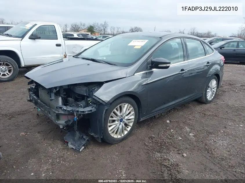1FADP3J29JL222010 2018 Ford Focus Titanium