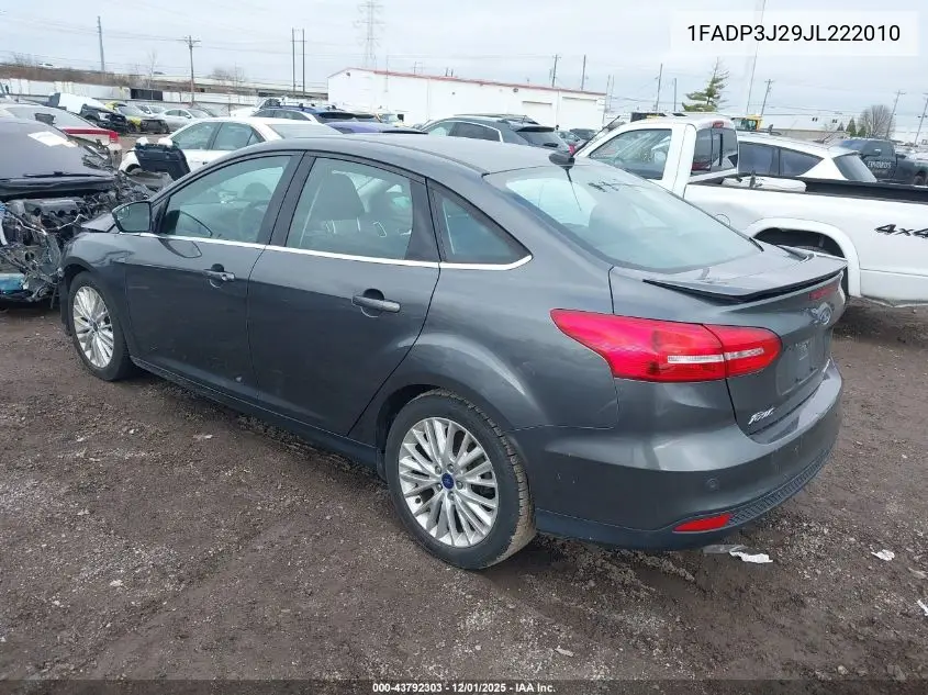 1FADP3J29JL222010 2018 Ford Focus Titanium