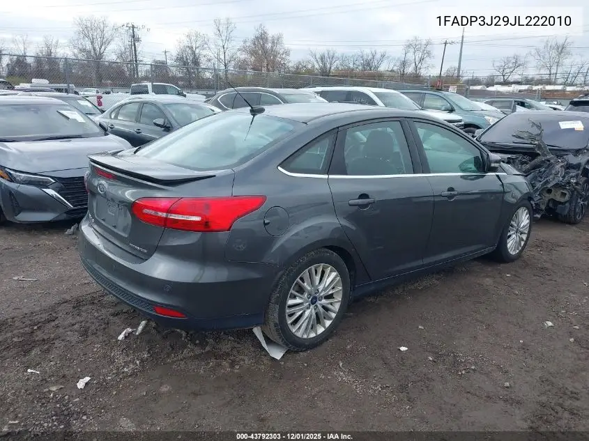 1FADP3J29JL222010 2018 Ford Focus Titanium