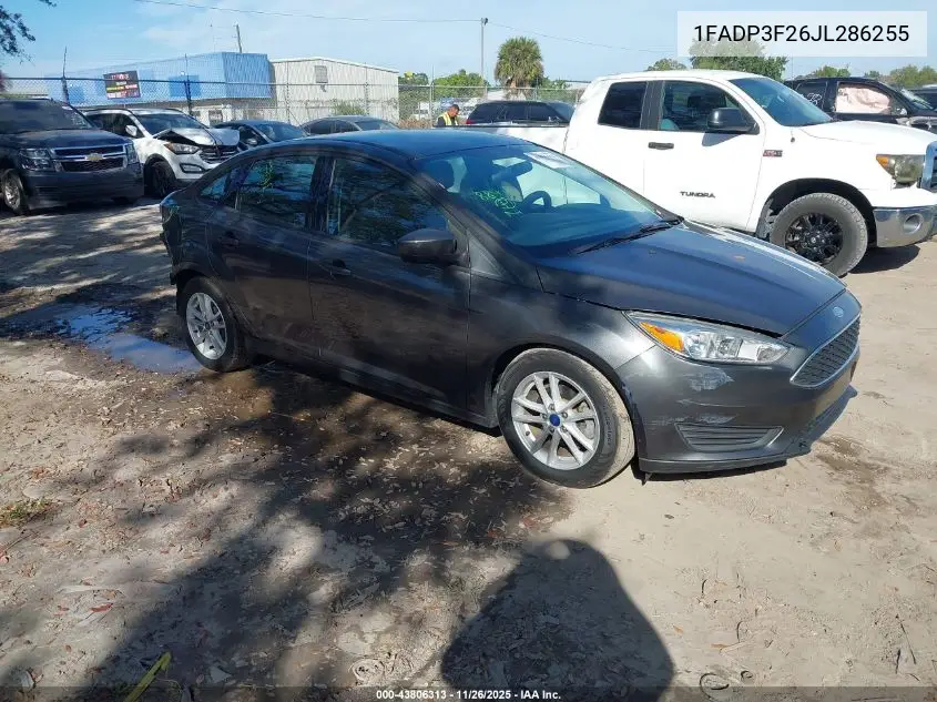 1FADP3F26JL286255 2018 Ford Focus Se