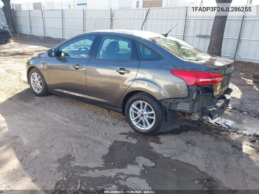 1FADP3F26JL286255 2018 Ford Focus Se