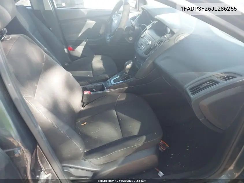 1FADP3F26JL286255 2018 Ford Focus Se
