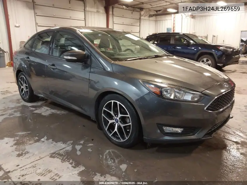 1FADP3H24JL269659 2018 Ford Focus Sel