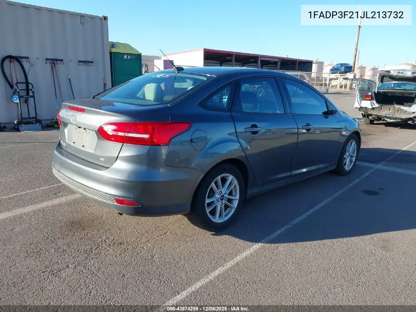 1FADP3F21JL213732 2018 Ford Focus Se
