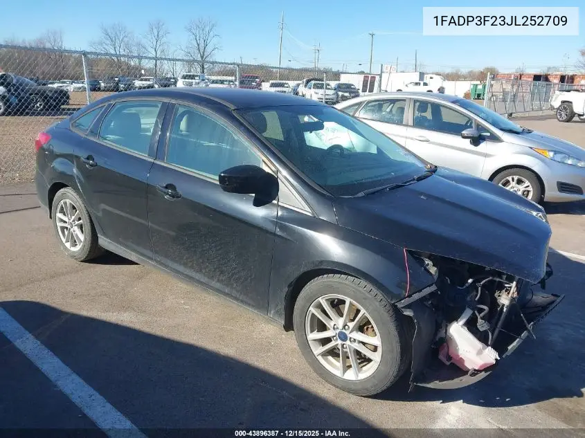 1FADP3F23JL252709 2018 Ford Focus Se