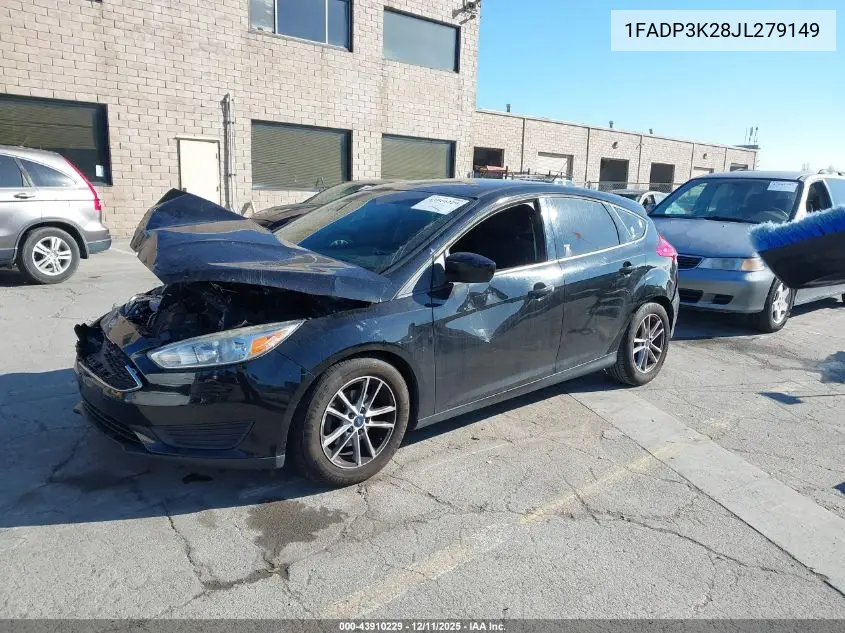 1FADP3K28JL279149 2018 Ford Focus Se