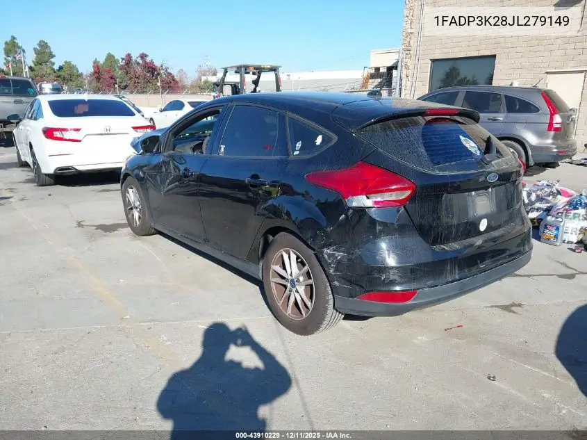 1FADP3K28JL279149 2018 Ford Focus Se