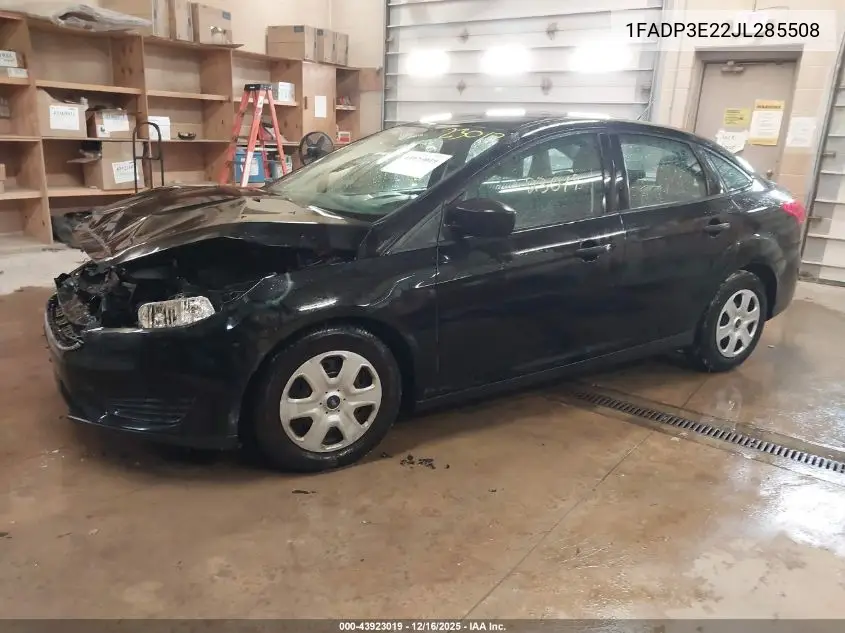 1FADP3E22JL285508 2018 Ford Focus S