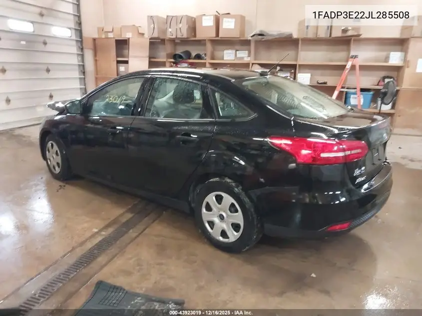 1FADP3E22JL285508 2018 Ford Focus S