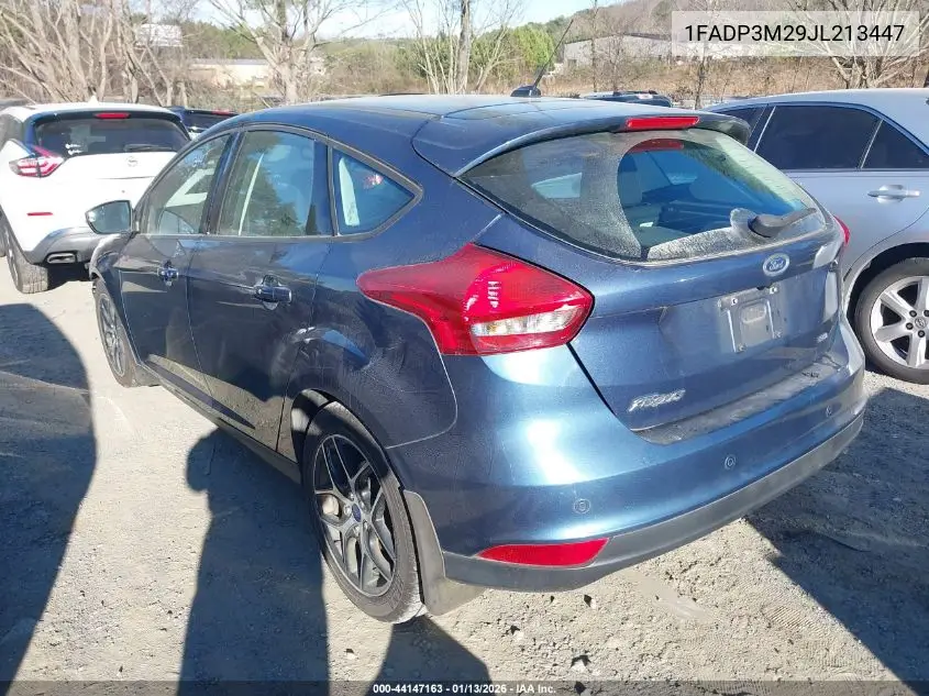 1FADP3M29JL213447 2018 Ford Focus Sel