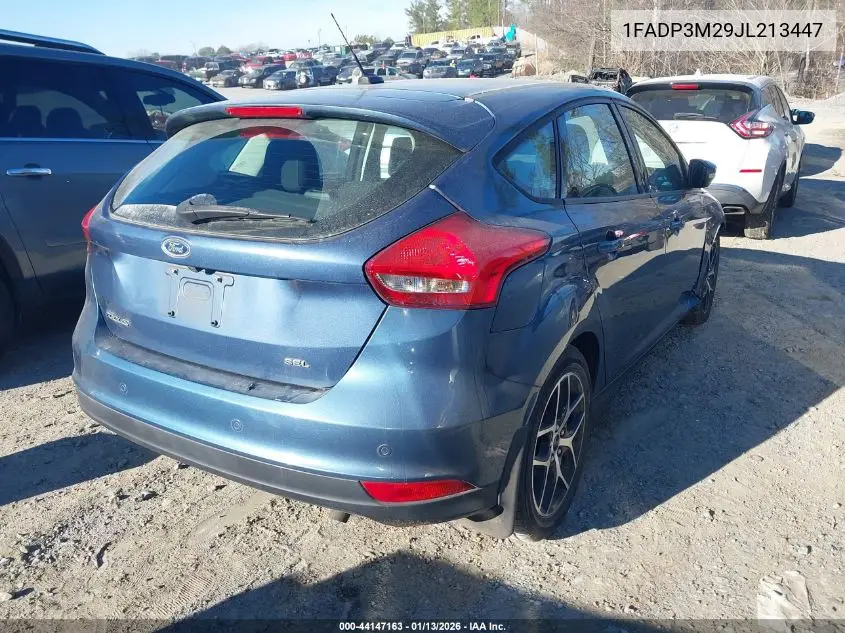 1FADP3M29JL213447 2018 Ford Focus Sel