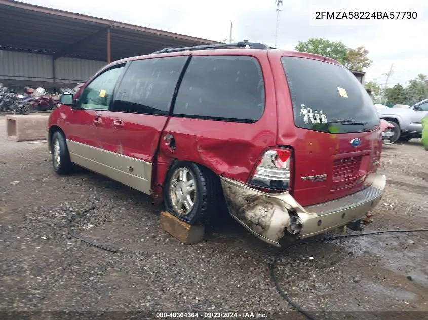 2FMZA58224BA57730 2004 Ford Freestar Limited