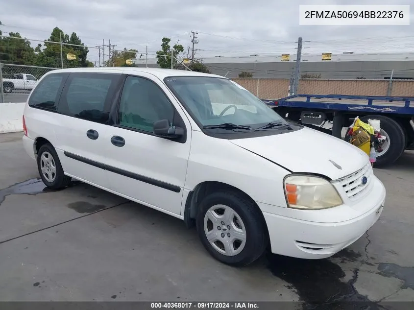 2FMZA50694BB22376 2004 Ford Freestar S