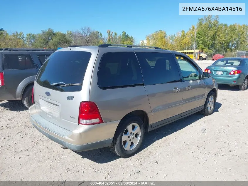 2FMZA576X4BA14516 2004 Ford Freestar Ses