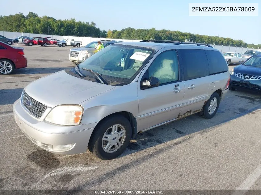 2FMZA522X5BA78609 2005 Ford Freestar Sel