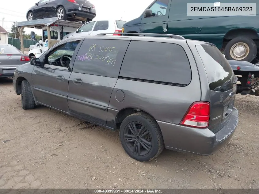 2FMDA51645BA69323 2005 Ford Freestar Se