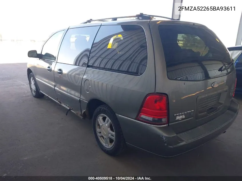 2FMZA52265BA93611 2005 Ford Freestar Sel