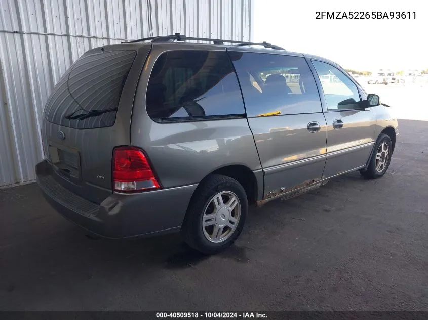 2FMZA52265BA93611 2005 Ford Freestar Sel