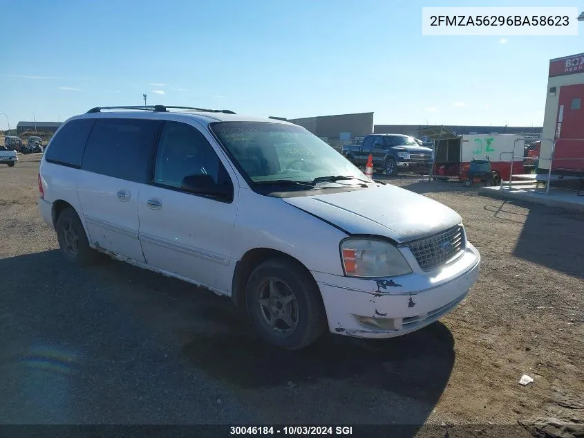 2FMZA56296BA58623 2006 Ford Freestar Sel