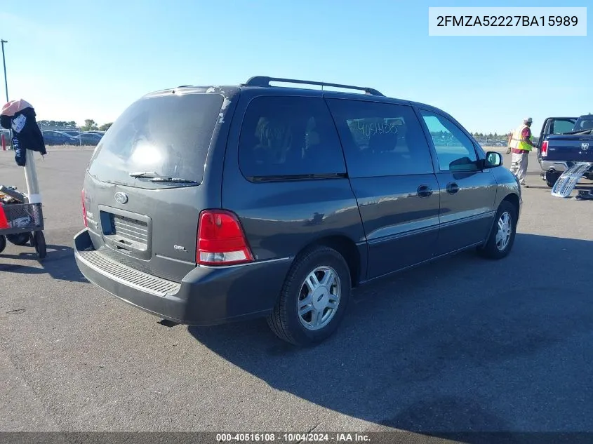 2FMZA52227BA15989 2007 Ford Freestar Sel