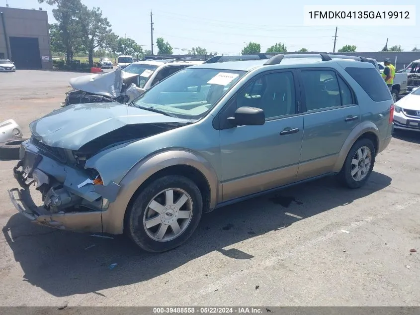 1FMDK04135GA19912 2005 Ford Freestyle Se