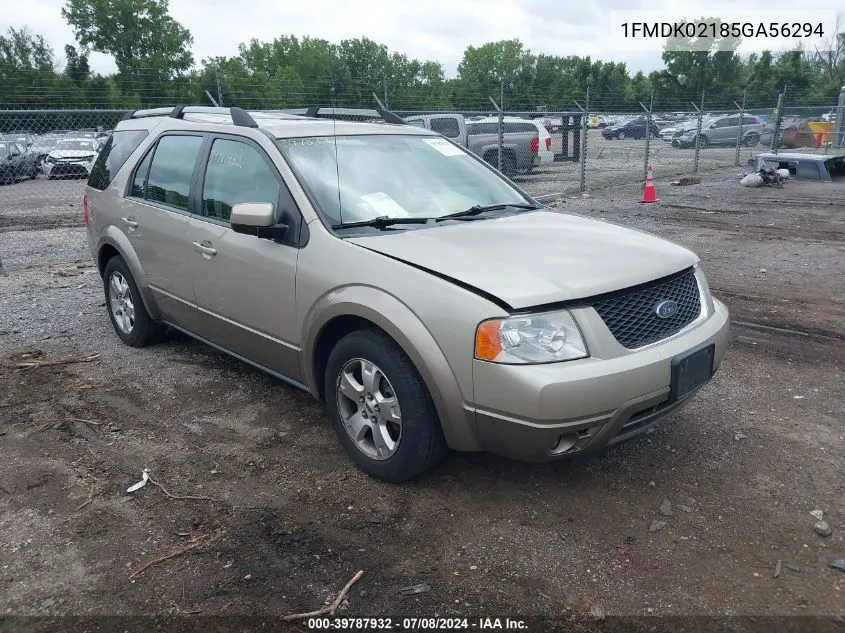 1FMDK02185GA56294 2005 Ford Freestyle Sel