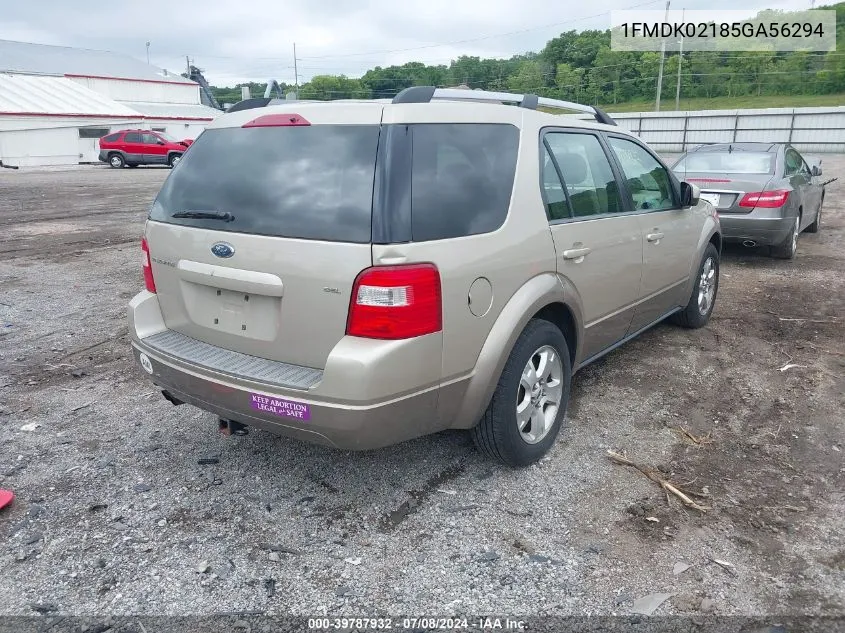 1FMDK02185GA56294 2005 Ford Freestyle Sel