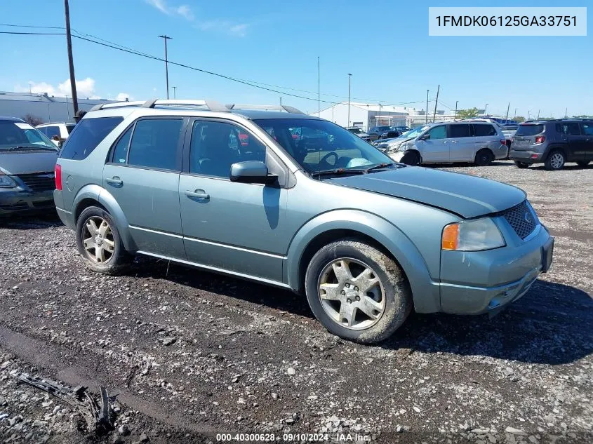 1FMDK06125GA33751 2005 Ford Freestyle Limited