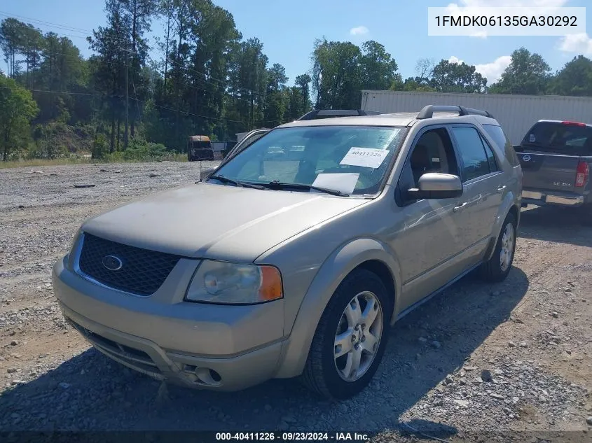 1FMDK06135GA30292 2005 Ford Freestyle Limited