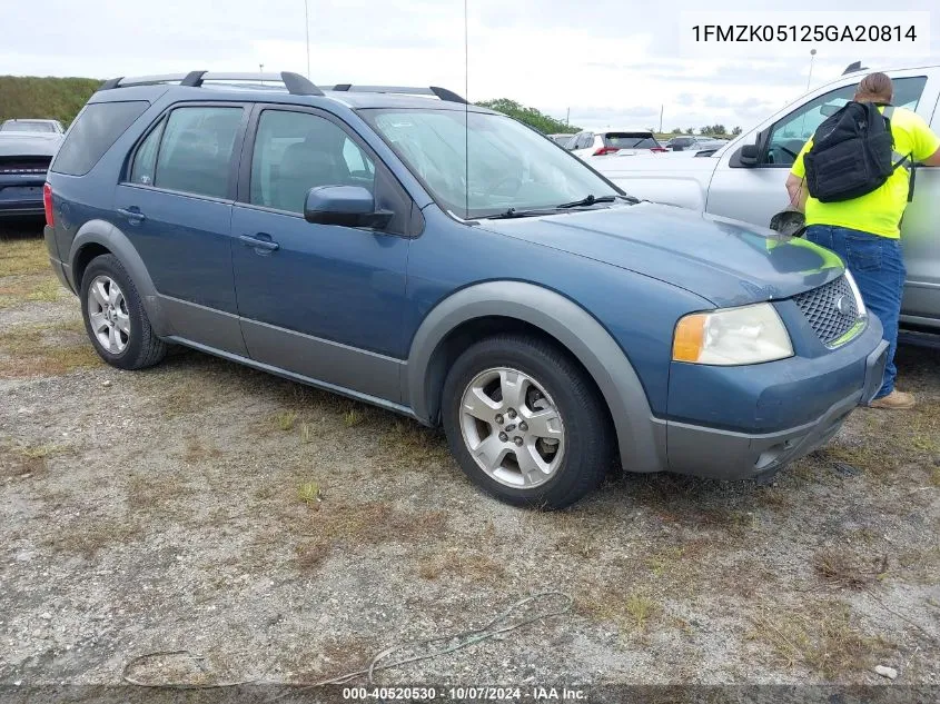 1FMZK05125GA20814 2005 Ford Freestyle Sel