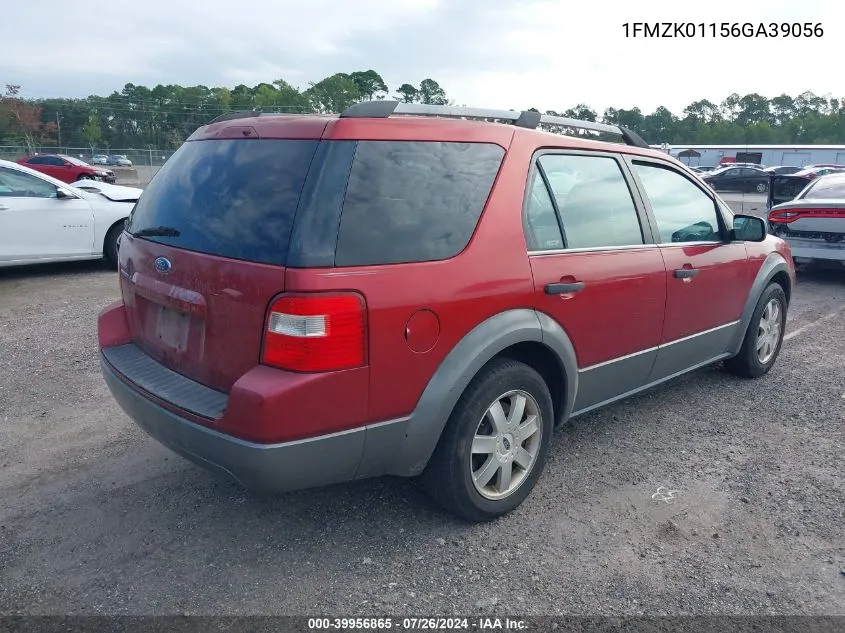 1FMZK01156GA39056 2006 Ford Freestyle Se