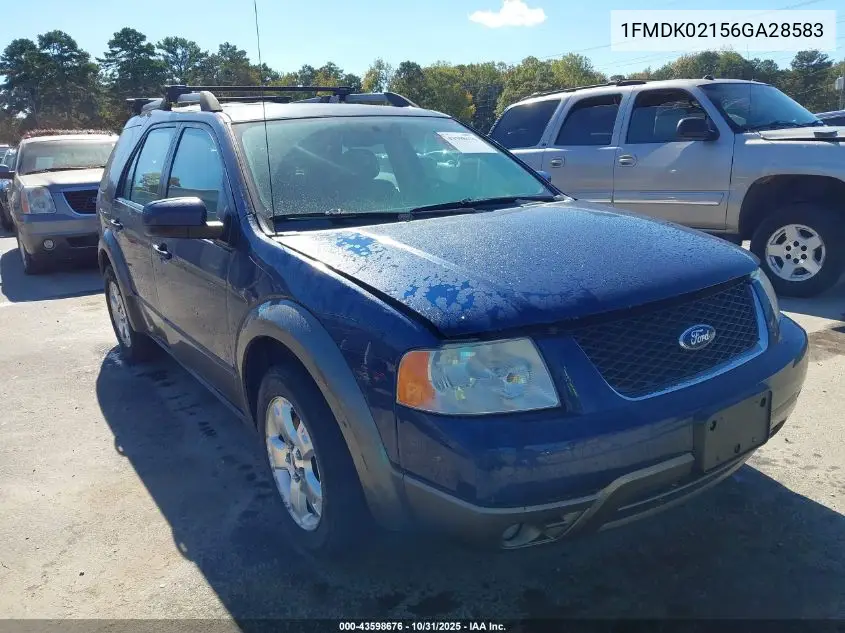 1FMDK02156GA28583 2006 Ford Freestyle Sel