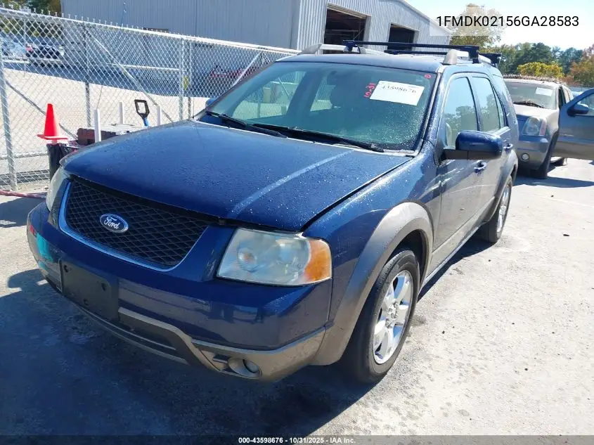 1FMDK02156GA28583 2006 Ford Freestyle Sel