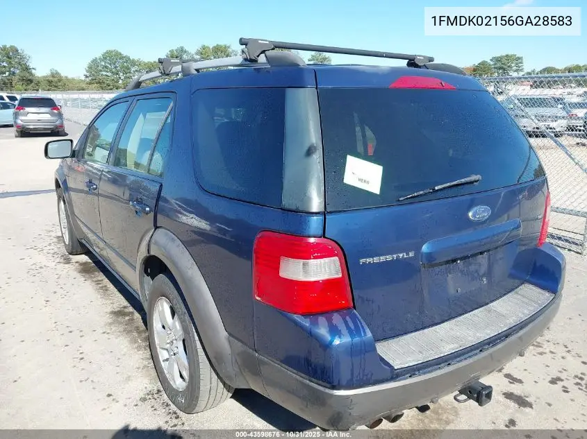 1FMDK02156GA28583 2006 Ford Freestyle Sel