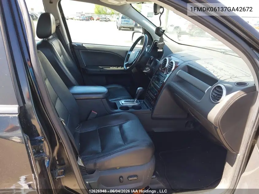 2007 Ford Freestyle Limited VIN: 1FMDK06137GA42672 Lot: 12626948