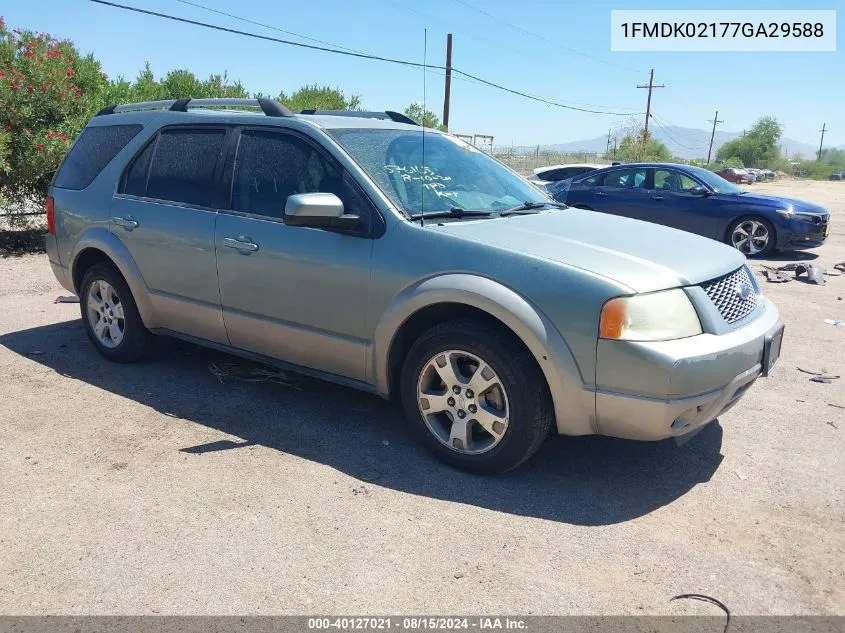 1FMDK02177GA29588 2007 Ford Freestyle Sel