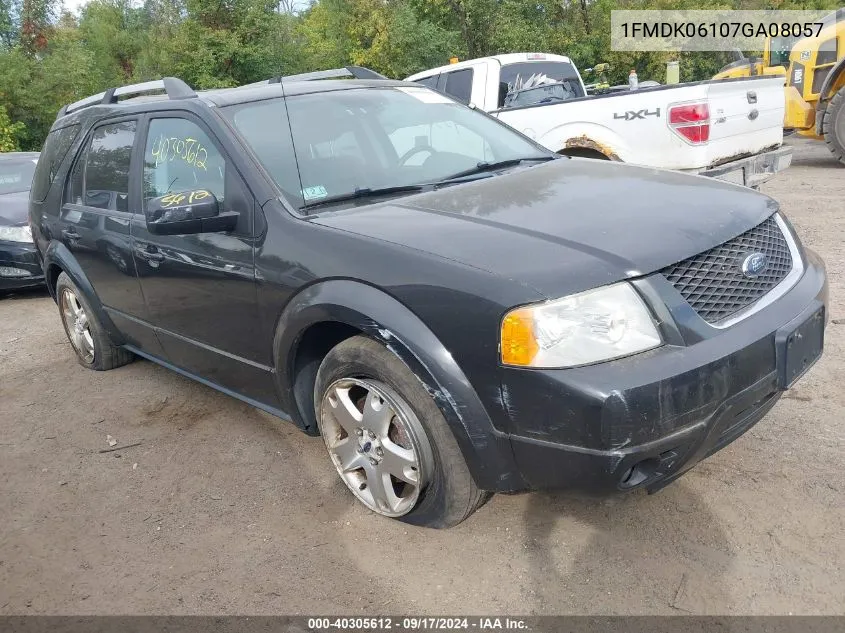 1FMDK06107GA08057 2007 Ford Freestyle Limited