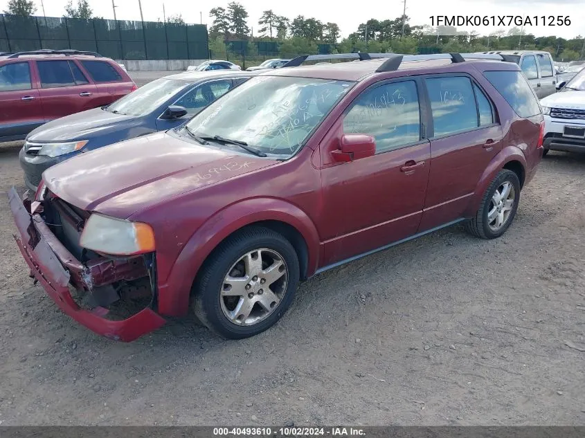 1FMDK061X7GA11256 2007 Ford Freestyle Limited