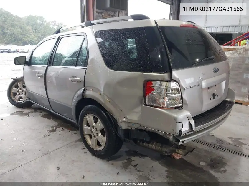 1FMDK02177GA31566 2007 Ford Freestyle Sel