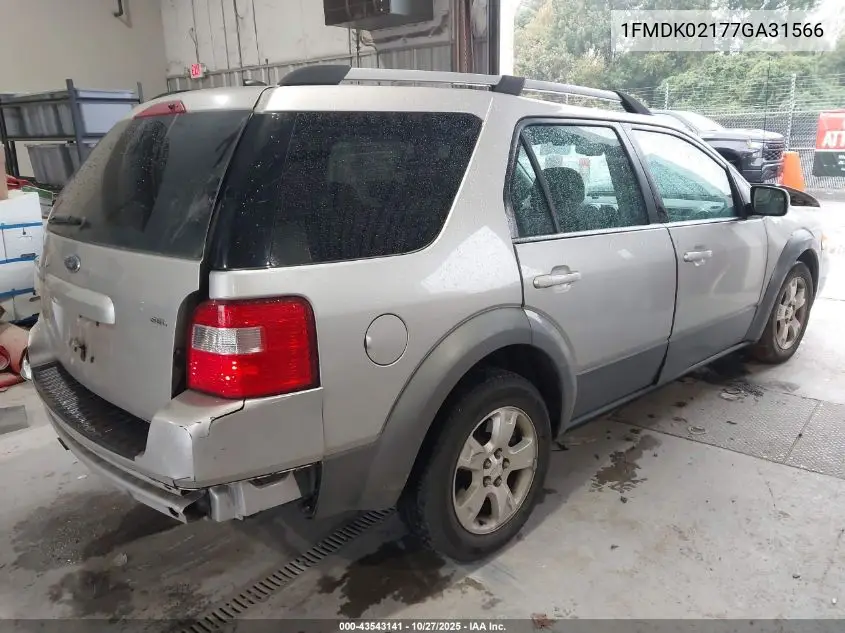 1FMDK02177GA31566 2007 Ford Freestyle Sel